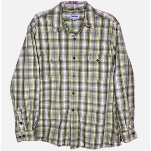 Carhartt Plaid Button Down Shirt - Picture 1 of 5